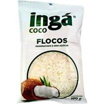 Coco Ralado Flocos Desidratado 100g - Ingá