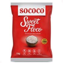 Coco Ralado Sococo Sweet Flocos Umidos E Adoçado 1kg