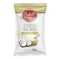 Coco Ralado Úmido e Adoçado Adel Coco 100g - AdelCoco