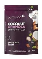 Coconut Granola Jabuticaba, Açaí Zero Açúcar E Glúten 180g Puravida