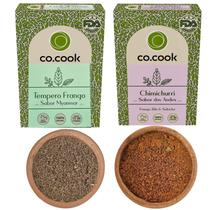 Cocook Kit 2 Temperos Funcionais 100% Natural Carne Chimichurri Frango 150G