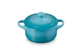 Cocotte Le Creuset Mini Redonda 414ml Caribenha - Faiança