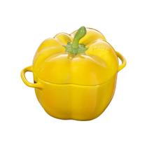 Cocotte Pimentão de Cerâmica 11 cm Amarelo Staub