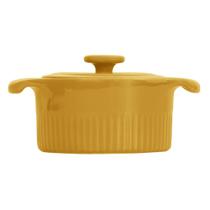 Cocotte Refratária 10 cm Amarela 218 ml Germer Porcelanas Cocotte Refratária 10 cm Amarela 218 ml Germer Porcelanas