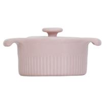 Cocotte Refratário 10 cm Rosa 218 ml Germer Porcelanas Cocotte Refratário 10 cm Rosa 218 ml Germer Porcelanas
