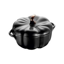 Cocotte staub pumpkin em cerâmica preto 12cm 405085480