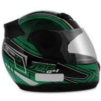 Cod/25703 capacete evolution g4 preto e verde n/58