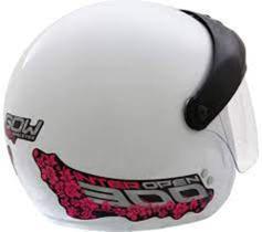 Cod/26826 capacete gow aberto branco feminino n/58
