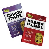 Código civil e código penal 2025 - box série de legislação seca