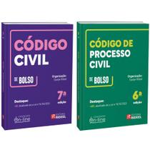 Código Civil + Processo Civil de Bolso - Atualizados