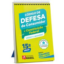 Código De Defesa Do Consumidor + Constituição Federal - Edição 2023/2024 - EDITORA RIDEEL