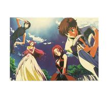 Código de pintura em pôster Geass Lelouch CC Suzaku Vintage