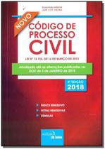 Código de Processo Civil 2018 - Coleção Mini Códigos