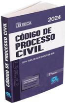 Código De Processo Civil 2024 - Série Lei Seca - Edijur