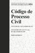Codigo de Processo Civil- Col. Manuais de Legislacao Atlas
