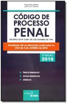 Codigo de processo penal 2018 - mini - EDIPRO