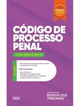 Código de processo penal - códigos essenciais - legislação de bolso - 2024 - REVISTA DOS TRIBUNAIS