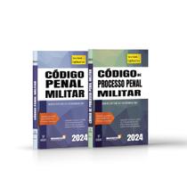Código penal militar + código de processo penal militar -para consultas em provas, concursos e oab