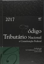 Codigo Tributario Nacional e Constituicao Federal - 2017