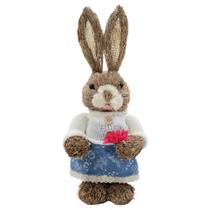 Coelha De Páscoa Decoração Enfeite Coelhinha 31 cm