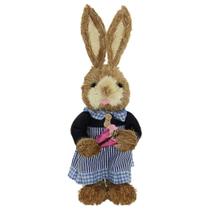 Coelha De Páscoa Decoração Enfeite Coelhinha 35cm