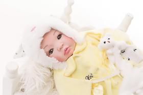 Coelhinha Amarela Bebê Reborn Barata