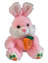 Coelhinho da Pascoa de pelucia com cenoura Coelho Brinquedo Infantil 30cm