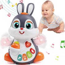 Coelhinho da Páscoa musical Toy Wanonoo Dancing Crawling Tummy Time