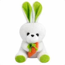 Coelho Da Páscoa Pelúcia Com Cenoura Fofo Para Cestas E Mesa Cor Verde Coelho Da Páscoa Pelúcia Com Cenoura Fofo Para Cestas E Mesa Cor Verde