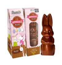 Coelho De Páscoa Chocolate Ao Leite Infantil Borússia 70g Rosa - Unidade Coelho De Páscoa Chocolate Ao Leite Infantil Borússia 70g Rosa - Unidade