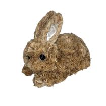 Coelho de Páscoa de Palha Enfeite Decoração 21cm - Tok da Casa