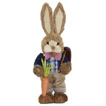 Coelho De Páscoa Decoração Enfeite Coelhinho 33cm Coelho De Páscoa Decoração Enfeite Coelhinho 33cm