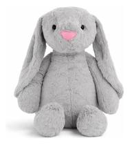 Coelho De Pelúcia 30cm Orelhas Longas Macio Decoração Páscoa -
