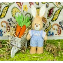 Coelho de pelucia amore 30 cm - shorts com suspensorio