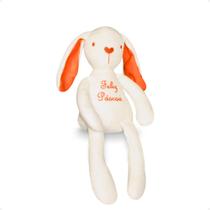Coelho De Pelúcia Coelhinho Feliz Pascoa 40cm Brinquedo Antialérgico Pelucia Decoravita - WU Bichos de Pelúcia