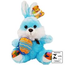 Coelho de Pelúcia com Cenoura ou Ovo da Páscoa - 23cm: Alegria e fofura para a sua Páscoa!