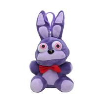 Coelho De Pelúcia Roxo Com Gravata Vermelha, Presente Fofo De Anime Para Crianças, Presente Portátil
