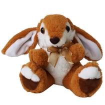 Coelho De Pelúcia Sentado Orelha Grande Páscoa Presente