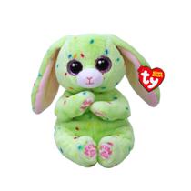 Coelho de Pelúcia Ty Fern Verde 15cm Original Fofo, Colorido e Ideal para Presentear