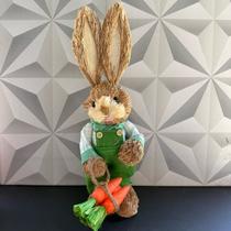 Coelho decorativo de Páscoa 33cm para decoração grande marrom - enfeite pascoa coelhinho Pascoa presente com ovos Coelho decorativo de Páscoa 33cm para decoração grande marrom - enfeite pascoa coelhinho Pascoa presente com ovos
