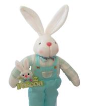 Coelho em Feltro e Roupas de Poliéster