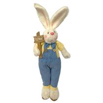 Coelho pascoa em pe placa (amarelo azul) 54 cms Coelho pascoa em pe placa (amarelo azul) 54 cms