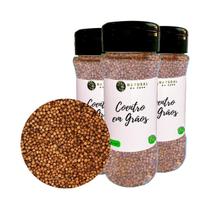 Coentro Grãos Qualidade Premium Kit 3 Pote Com Dosador 50G Coentro Grãos Qualidade Premium Kit 3 Pote Com Dosador 50G