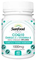 Coenzima K10 Ubiquinona 200mg Com Ômega 3 E Vitamina E - Sunfood