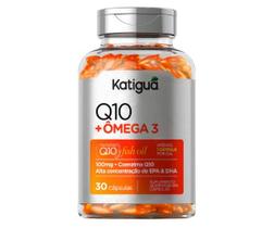Coenzima Q-10 + Ômega 3 30 Cápsulas - Katiguá Coenzima Q-10 + Ômega 3 30 Cápsulas - Katiguá