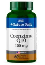 Coenzima Q10 100 mg Nature Daily Made in Usa 60 Cápsulas Coenzima Q10 100 mg Nature Daily Made in Usa 60 Cápsulas
