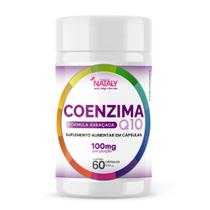 Coenzima Q10 100% Pura Com 100mg Por Porção 60 Caps Nataly