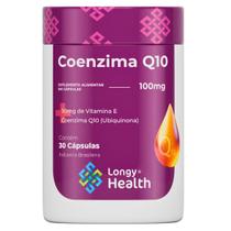 Coenzima Q10 100mg 30 Cápsulas Longy Health