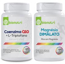 Coenzima Q10 120 caps e Magnésio 120 caps