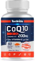 Coenzima Q10 200 Mg + Vitamina E, e TCM, 60 cápsulas - Tem Vida